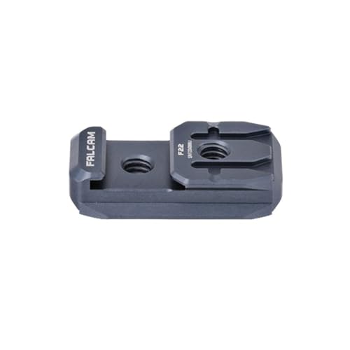 FALCAM F22 Cold Shoe Three Position Dual-Head Quick Release Plate with Dual-Side F22 Quick Release Mount