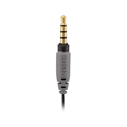 Rode SmartLav+ Lavalier Microphone for Smartphones,Black