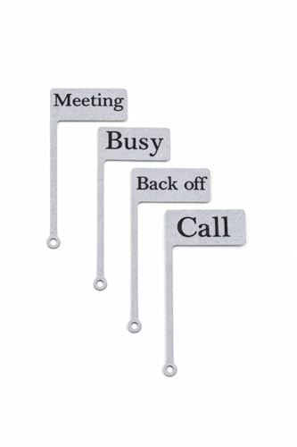 Desk Status Flag - Busy/on Call/Meeting/Back off - Focus Indicator for Home Office - Work from Home Desk Sign - Productivity Desk Accessory - PLA Material - style: Red-CALL