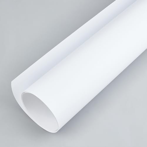 CREATCABIN White PVC Photography Backdrop Matte Smooth Background Tabletop Backdrops Display Board Seamless Waterproof for Food Jewelry Cosmetics Small Product Props Video Photo Studio 35.4x15.7 Inch - style: White