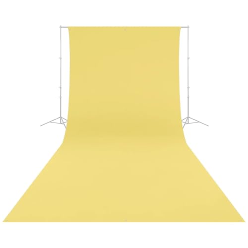 Westcott Wrinkle-Resistant 9' x 20' (2.75 x 6.1m) Backdrop for Photoshoots, Group Portraits, & Photo Booths - Portable and Travel Friendly (Canary Yellow) - color: Canary Yellow