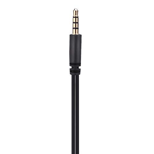 Lavalier Microphones, Wired Clip-on Lapel Headset High Sensitivity Low Noise Clear Voice Wide Dynamic Range Hands Headset Microphone Mic with 3.5mm Jack