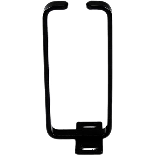 StarTech 1U Vertical 1.8 x 3.9in Cable D-Ring Hook for Racks (CMHOOK1UN) | 4.5 x 10cm steel ring, Fits 2 and 4-post 19in and 10in racks, Wide front opening, EIA RS-310-D, Reduces strain - size: 1.8 x 3.9in, style: 1U Vertical Single Unit Sm