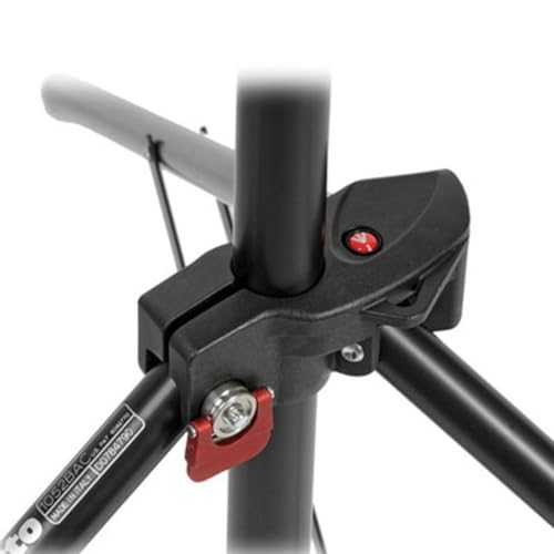 Manfrotto 1005BAC 107" Air Cushioned Aluminum Ranker Light Stand with 3-Sections & 2 Risers, Black