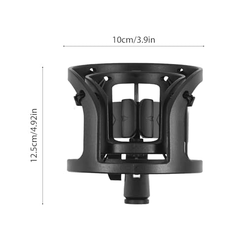 Tissting Microphone Shock Mount Mic Clip Holder with 5/8 to 3/8 Adapter -Universal USB Condenser Mic Isolation Clip for Studio Recording Podcasting Live Streaming