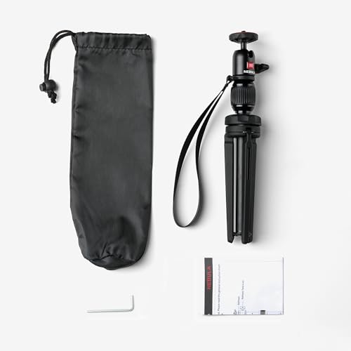 Nebula Adjustable Tripod Stand, Compact, Portable Projector Stand, Includes Universal Mount and Swivel Ball Head - Aluminum Alloy Tripod Stand, for Capsule 3, Capsule 3 Laser, Capsule Air