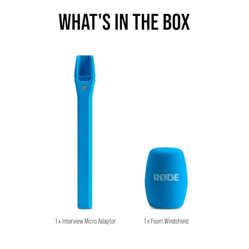 RØDE Interview Micro Handheld Adaptor for Wireless Micro (Blue)