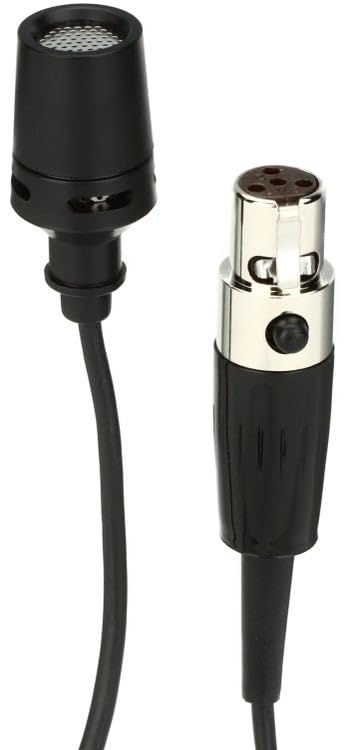 Shure Centraverse Lavalier Microphone, Black, Cardioid Condenser Mini Lav Mic, Clip-On for Hands-Free Use, TA4F Connector, Wireless Bodypacks (CVL-B/C-TQG) - style: CVL Centraverse