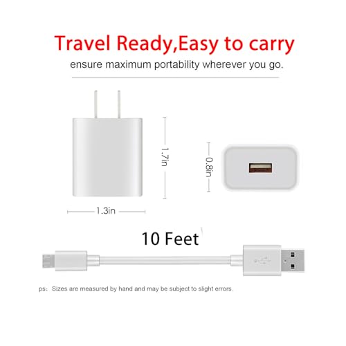 10ft Power Adapter Plug 9V Charger for Arlo Pro, Pro 2, Q, GO 1, Essential Spotlight/XL/XL 2nd Gen/Essential 2nd Generation, Blink Outdoor 3 4 (4th Gen) Camera Charging Cord Cable - size: 10 Feet, style: 1 Pack