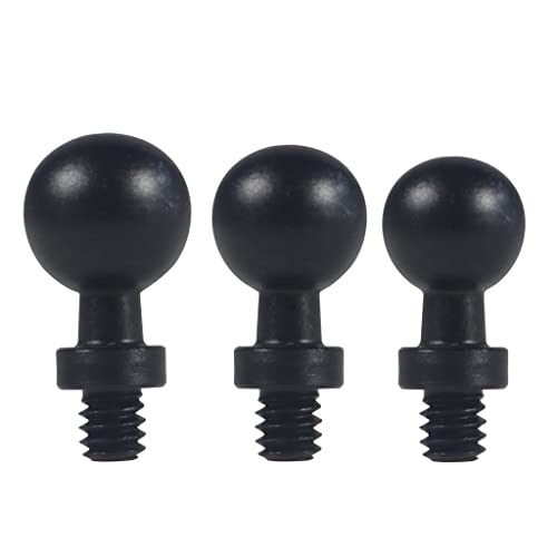 20mm/17mm/15mm/13mm to 1/4 Screw/Hole Ball Head Mount Adapter for Action Camera Photography Accessories (17mm to 1/4 Screw) - size: 17 mm to 6.35 mm Screw