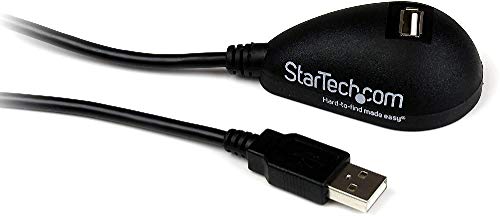 StarTech 5ft USB 5Gbps Extension Cable, USB-A M/F, Black (USB3SEXT5DKB) - color: Black, size: 5 feet (1-Pack), style: USB 3.0
