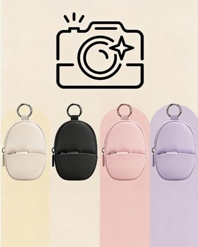 Soft Camera Case Compatible With Kodak Pixpro FZ45 FZ55 & Camkory FHD 1080p,Lightweight Digital Camera Carrying Case With Extra SD Cards Storage, Protective Travel Bag - Perfect Gifts, Beige - color: Beige