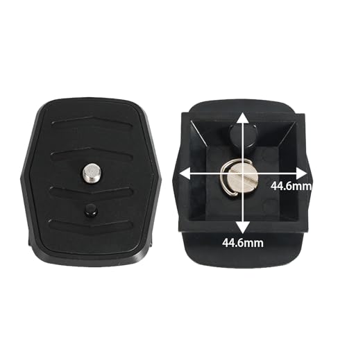 2-Pack Universal Quick Release Plate Set for Velbon Tripods, Compatible with CX-444, CX-888, CX-460, DF-50 - Durable, Easy-to-Use Quick Release System for Efficient Photography (44.6 * 44.6mm) - color: 44.6*44.6mm