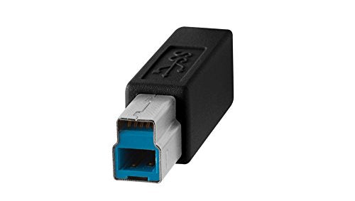Tether Tools TetherPro USB 3.0 to USB-A to USB-B | for Fast Transfer and Connection Between Camera and Computer | Non-Reflective Black | 15 Feet (4.6 m)