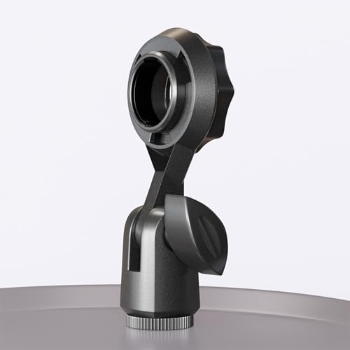 Metal Microphone Clip Microphone Shock Mount Bracket Holder Simple Stand Accessories Use Flexible Angled Desktop Condenser Mic Stand - color: With conversion B