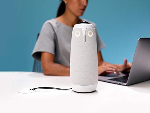 Meeting Owl Pro - 360-Degree, 1080p HD Smart Video Conference Camera, Microphone, and Speaker (Automatic Speaker Focus & Smart Zooming and Noise Equalizing)