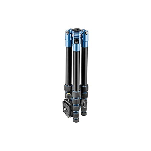 Manfrotto Element Traveller Small Aluminum 5-Section Tripod Kit with Ball Head - color: Blue, size: Element Small 56.3"