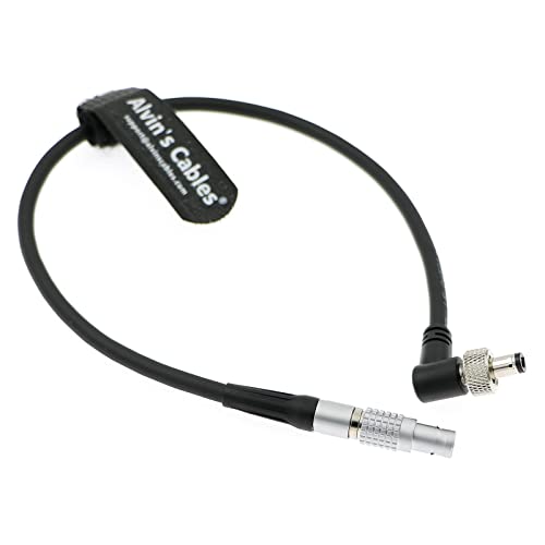 Alvin’s Cables Z-CAM E2 Power Cable for Atomos Ninja V| OSEE G7| Shinobi 7"| Shogun 7 Monitor 2 Pin Male to Lock DC Right Angle Power Cable 30cm|12inches - color: straight 2 pin to right angle lock DC