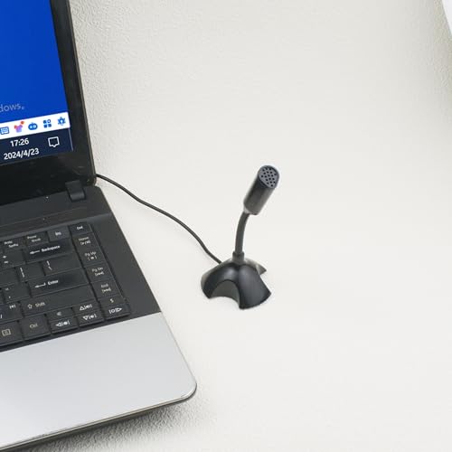 LANDIBO 3.5mm Microphone,Adjustable gooseneck Mini for Laptop/Desktop Computers pc Microphone,Plug and Play, Driver-Free Desk Microphone,Recordings, Games, Streaming, podcasts. (3.5MM) - style: 3.5MM