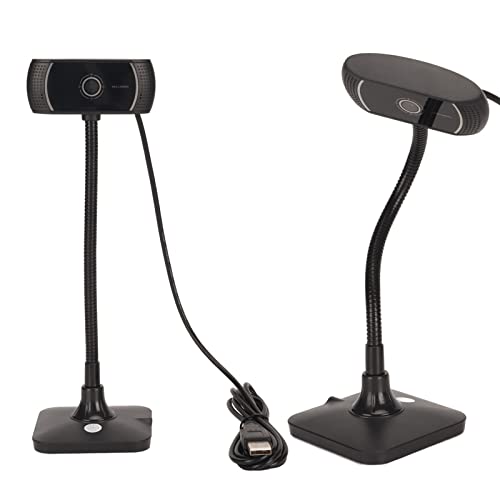 C185 HD Webcam with Noise Reduction Microphone, 720P USB Web Camera, 60 Degree Wide Angle Lens and 360 Degree Rotation for Video Conferencing Live Streaming