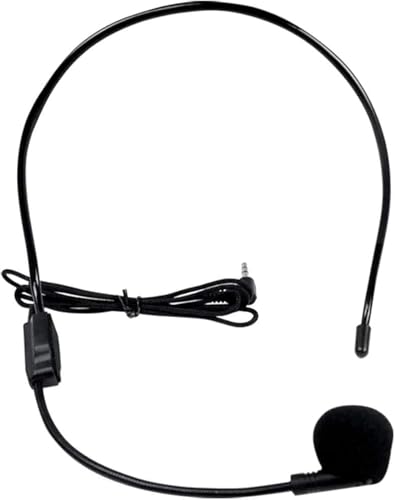 Norwii Wired Headset Microphone Flexibly Adjustable Microphonefor Voice Amplifier, only Headset Microphone, not Include Voice Amplifier