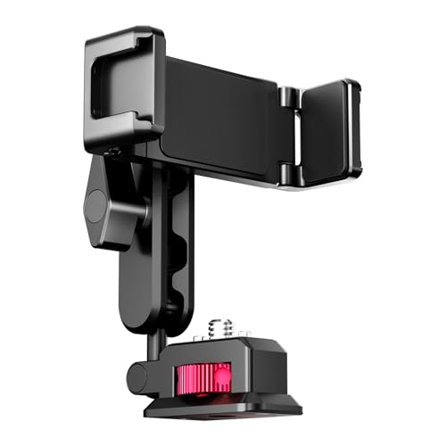 ULANZI MA56 4-in-1 Metal Phone Tripod Mount with Cold Shoe & Arca Swiss Plate, 360° Adjustable Hot Shoe Camera Phone Mount for iPhone, Compact All-in-One Adapter for Smartphone Photography & Video