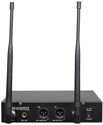 innopow 200-Channel Wireless Lavalier Microphone, Dual UHF Bodypack Cordless Lavalier Mic System Set, Auto Scan, Long Range 200-240Ft, 16 Hours Use Ideal for Speaking, Classroom 2023 333B…