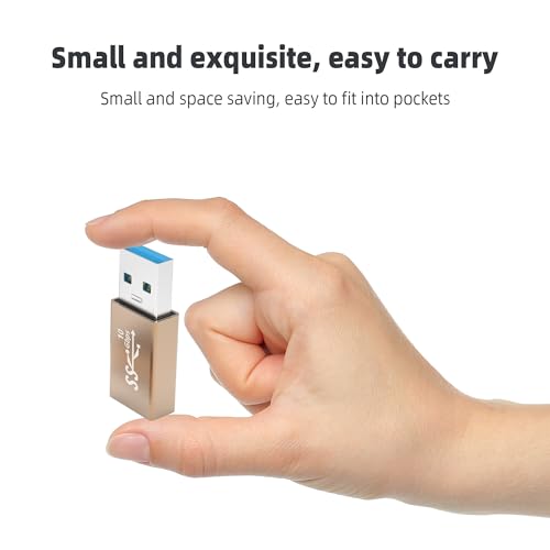 3Pack USB Coupler Male to Female USB 3.0 Type A Adapter Superspeed 10Gbps USB Port Extension Connector Bridge Compatible with Laptop Computer Hard Drive Printer Camera, Gold - style: male to female usb