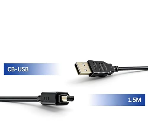 Replacement CB-USB5/6/8 Camera Charging Cable, Compatible with Olympus Tough TG-310 TG-320 TG-610 TG-630 TG-810 TG-820 TG-830 TG-835 TG-850 TG-870 (5FT)
