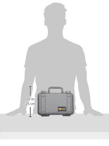 Pelican 1170 Case with Foam (Silver) - color: Silver