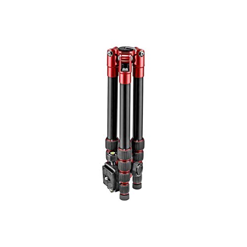 Manfrotto Element Traveller Small Aluminum 5-Section Tripod Kit with Ball Head - color: Red, size: Element Small 56.3"