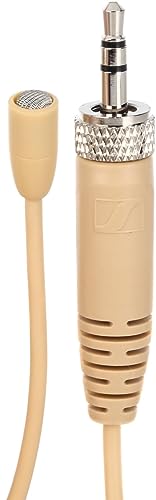Sennheiser Pro Audio Condenser Omni Lavalier, Beige, (MKE ESSENTIAL 3.5mm) - color: Beige, size: 3.5mm