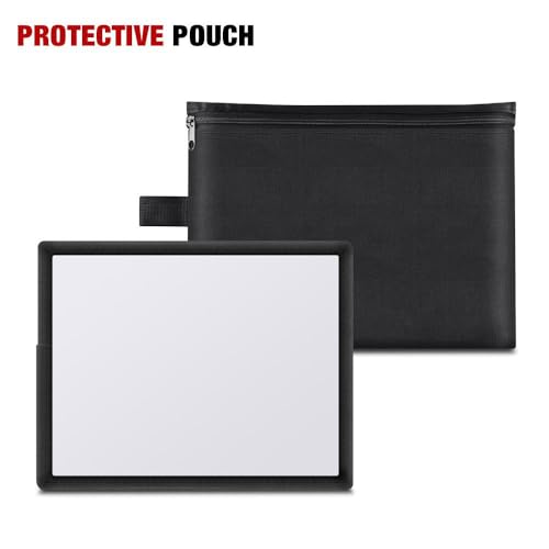 REFLEX CAMERA Universal Softbox Flash Diffuser 19×23cm (7.5×9in) for DSLR Camera Speedlite | Foldable Portable Light Modifier for Flash | Soft Even Lighting with Storage Pouch - size: 19×23cm (7.5×9in)