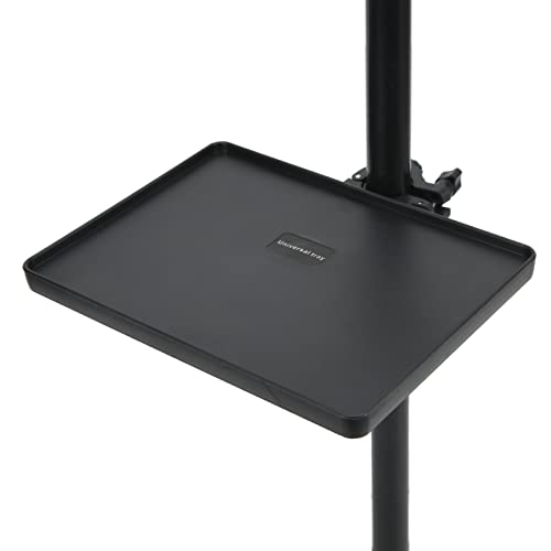 ABS Sound Card Tray, Multifunctional Live Broadcast Holder, Adjustable Microphone Stand Tray Accessory for Stage Studio Control Room