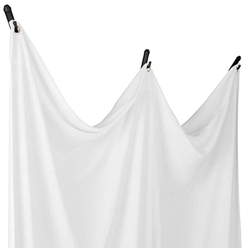 Westcott X-Drop Wrinkle-Resistant 5' x 7' (1.52 x 2.13m) Backdrop for Headshots, Photoshoots & Product Photos - Portable and Travel Friendly (High Key White) - color: High Key White