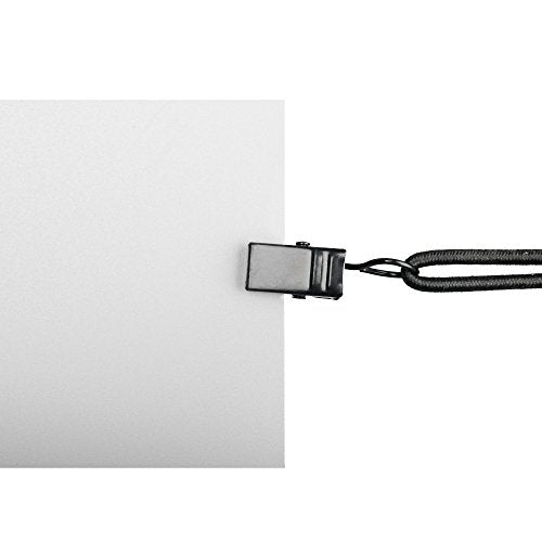 SLOW DOLPHIN Backdrop Background Muslin String Clips Holder Multifunctional for Photo Video Photography Studio 12 Pack, Black