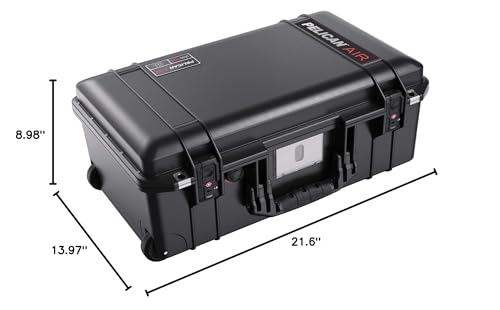 Pelican Air 1535 Travel Case - Carry On Luggage (Black) - color: Black, size: 1535 Travel Case