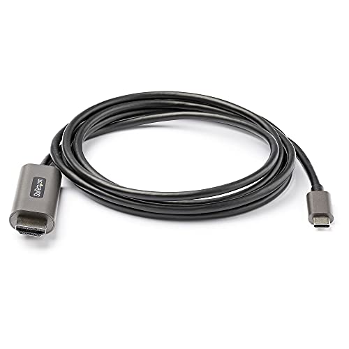StarTech 6ft USB-C to HDMI 2.0 Adapter Cable, 4K 60Hz, HDR10 (CDP2HDMM2MH) - size: 6 ft