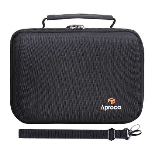 Aproca Case Compatible with Canon EOS Rebel T7, T7i, T8i, R100, R50, R5, R6 Mark II, R7, R8 Camera, Portable Storage Bag with 4 DIY Dividers and Shoulder Strap -Black - color: Black-DIY