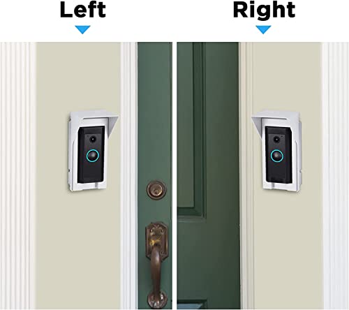 OLAIKE Video Doorbell Mount for Blink, Nest & Ring | Adjustable 30-60° Angle Wedge Kit with 3 Dedicated Base Plates | Eliminates Blind Spots | Compatible with Wired/Pro/4/3/2/1 & More Model - color: White