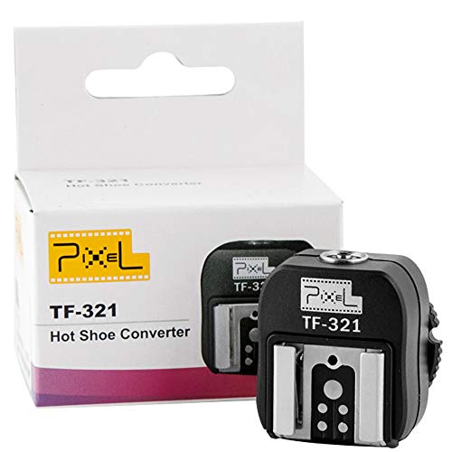 Pixel e-TTL Flash Hot Shoe Adapter with Extra PC Sync Port for Canon DSLRs and Flashguns