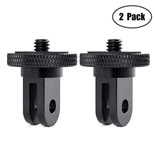 Camera Tripod Mount for Gopro Adapter, 2Pcs 1/4-20 Screw Conversion Adapter for GoPro Hero10, Insta360 X5 X4 X3, X2, Go 2, DJI OSMO Action and Other Action Cameras