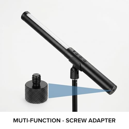 Skrfren Threaded Tripod Screw Adapter, 1/4 to 3/8 Double Male | Standard Mounting Thread Converter, Aluminum Alloy Camera Cage Mount for Light Stand, Monopod, Shoulder Rig, Tripod Head