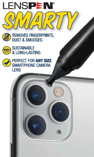 LensPen Smarty Smartphone Camera Clean Bundle | Black Carbon Cleaning, Original Patented Tech, Removes Fingerprints Dust Grease, Cell Phone Camera Optics