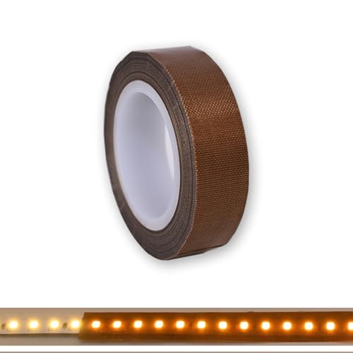 Light Dimming Tape 2 PCS 0.59inx29ft Led Light Strip Masking Tape Lighting Soften Cover Sticker, Coffee-Colored