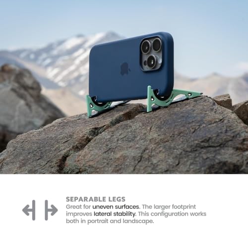 Pocket Tripod PROv2 Wallet-Size iPhone Tripod - Universal Kit (Jasper Green) - color: Jasper Green