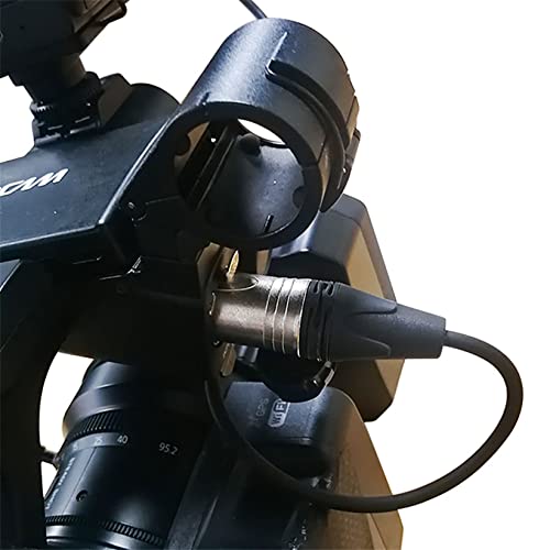 Locking 3.5mm Universal XLR Microphone Cable, Compatible With Sennheiser Saramonic BOYA Comica, Gold-Plated 1/8 Inch Connectors, 3-Pin Male, TRS to XLR Male Balanced Cable Adapter, 1.97 FT - size: XLR Cable Compatible with Saramonic BOYA Comica