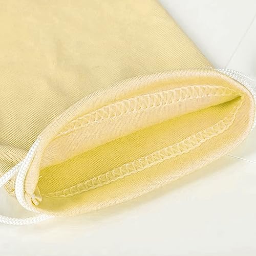 6pcs Eyeglasses Sunglasses Microfiber Pouch Bag, Cell Phone Storage Pouch 7.1" x 3.5" - color: Yellow