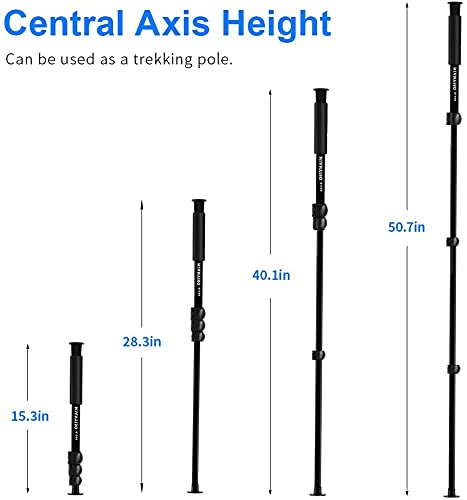 Camera Tripod 69 Inch, Patented 3-Way Swivel Portable Phone Tripod Professional Aluminum Alloy Travel Phone Camera Stand Monopod for Canon Nikon GoPro DSLR, DV Video Camcorder, Smartphone Black - size: 69 inch