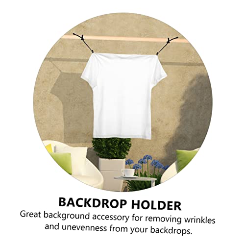 Adjustable Background Cloth Clips 4Pack Photography Backdrop Clamps for Wrinkle-Free Backdrop Fixing and Smooth Studio Setup